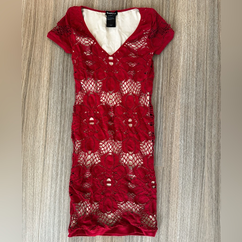 Bebe Red Dress